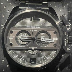 DIESEL IRONSIDE CHRONOGRAPH BLACK DIAL BLACK ION-PLATED MEN'S WATCH DZ4362